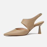 Fayth Nude Slingback Heels Newgew